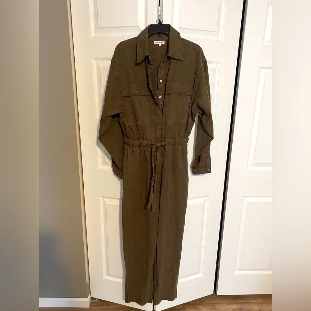 Good American Olive Jumpsuit